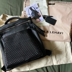Daniella Lehavi Alma Backpack Black Leather
